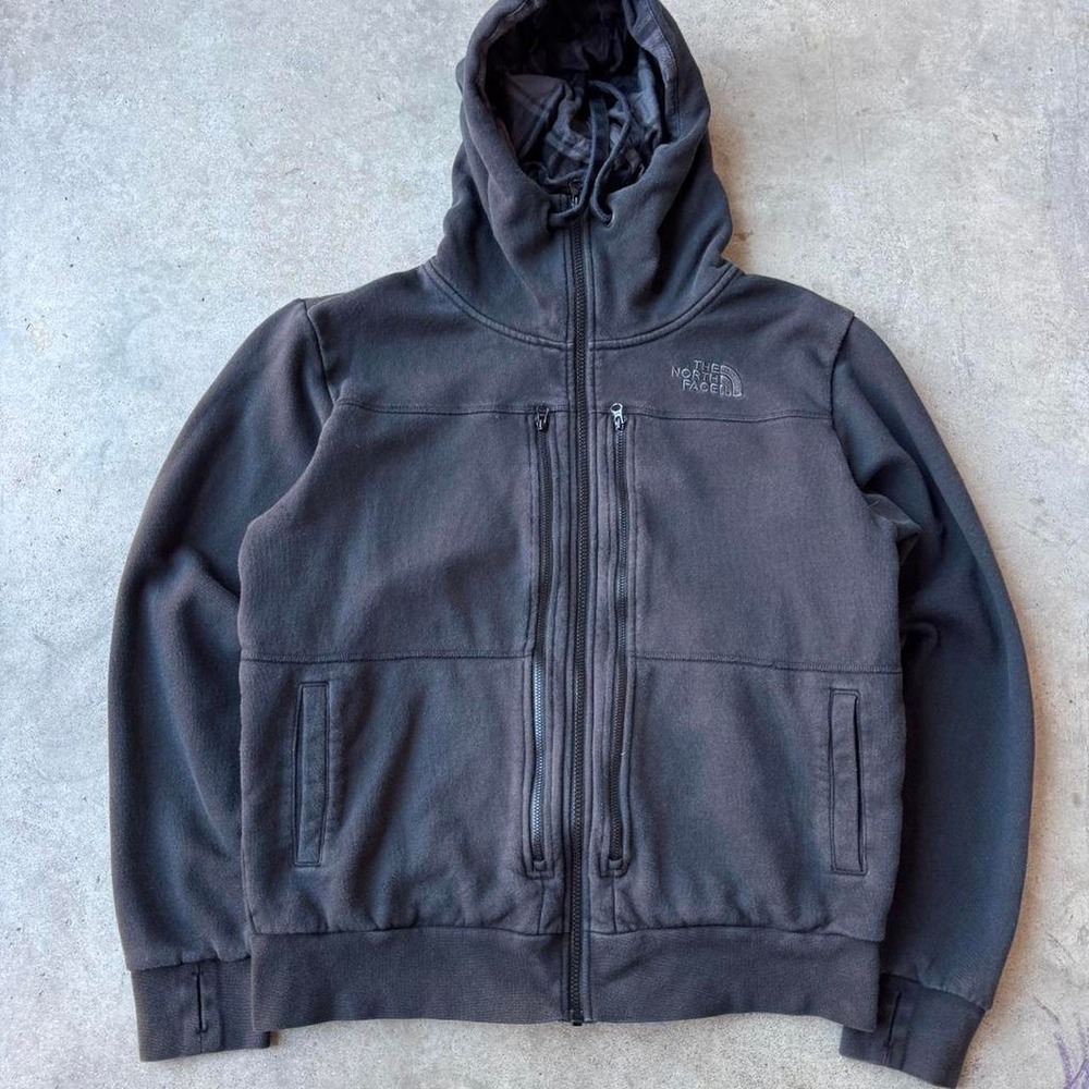 The North Face Backpack Straps Hiking Hoodie Jacket Heavyweight Outdoors Mens M